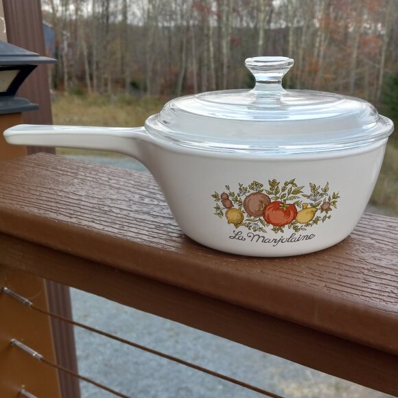 Vintage Corning Ware Spice of Life 1 1/2 Pint Sauce Pan with Lid P-82-B - Picture 1 of 16